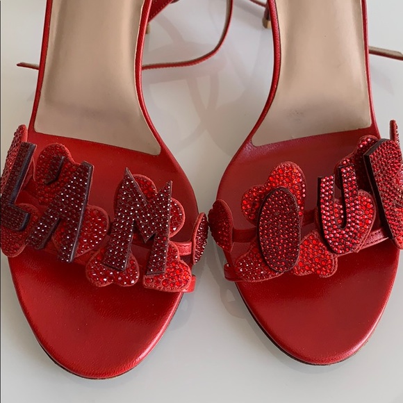valentino l'amour crystal sandals - Picture 6 of 6